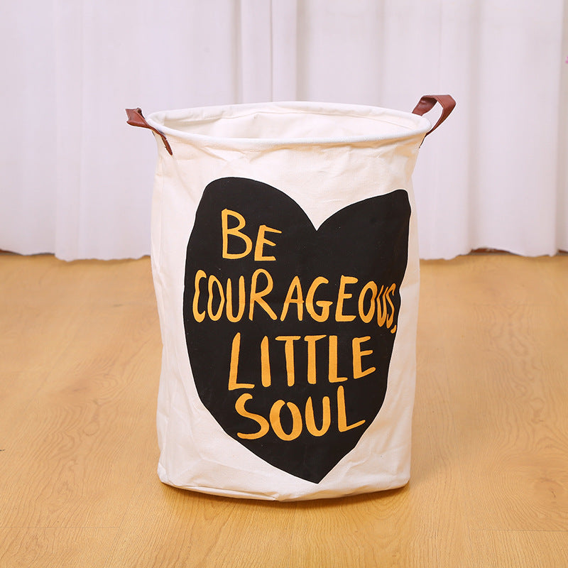 Wholesale Canvas Circular Foldable Dirty Clothes Basket